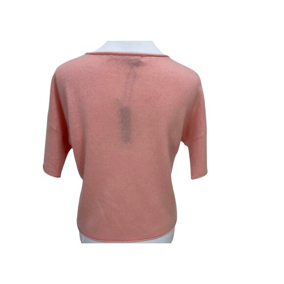 NWT 360 100% Cashmere Pink Sweater - Picture 5 of 9